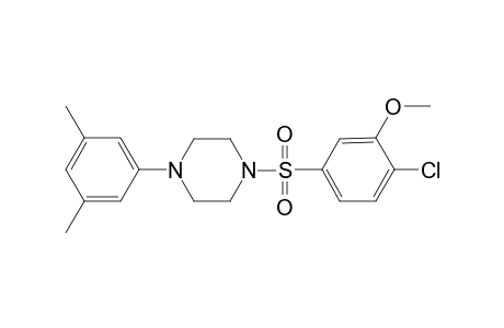 1-(4-Chloro-3-methoxy-benzenesulfonyl)-4-(3,5-dimethyl-phenyl)-piperazine