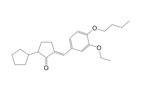 (E)-3-(4-butoxy-3-ethoxybenzylidene)-[1,1'-bi(cyclopentan)]-2-one