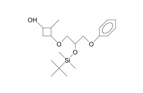(1a,2A/B,3A)-3-(2-<T-Butyl-dimethyl-silyloxy>-3-phenoxypropoxy)-2-methyl-cyclobutanol