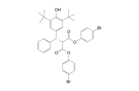 bis(4-bromophenyl) (R)-2-((3,5-di-tert-butyl-4-hydroxyphenyl)(phenyl)methyl)malonate