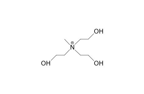 Tris(2-hydroxyethyl)-methyl ammonium cation