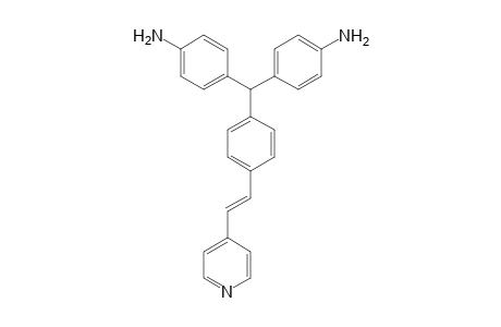 (E)-4,4'-[[[2-(4-Pyridyl)ethenyl]phenyl]methylene]bis[benzenamine]