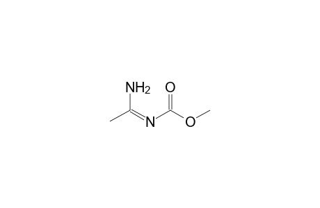 (1-aminoethylidene)carbamic acid, methyl ester
