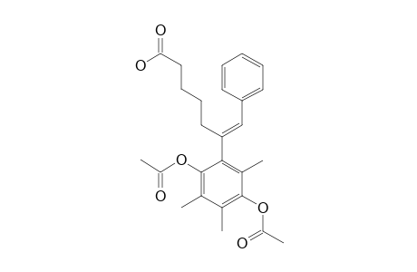 ACE-SD1;6-(2,5-DIACETOXY-3,4,6-TRIMETHYL-PHENYL)-7-PHENYL-HEPT-6-ENOIC_ACID