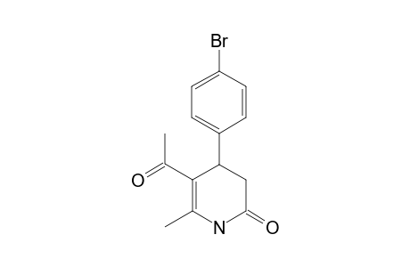 5-acetyl-4-(4-bromophenyl)-6-methyl-3,4-dihydro-1H-pyridin-2-one