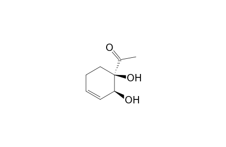 [1R*,2S*]-1-acetyl-1,2-dihydroxycyclohex-3-ene