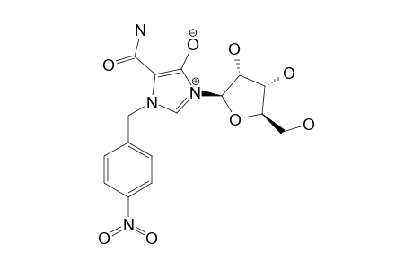4-CARBAMOYL-3-(4-NITROBENZYL)-1-(BETA-D-RIBOFURANOSYL)-IMIDAZOLIUM-5-OLATE