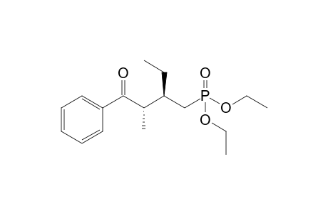 Diethyl (2R,3S)-(+)-(2-Ethyl-3-methyl-4-oxo-4-phenylbutyl)phosphonate