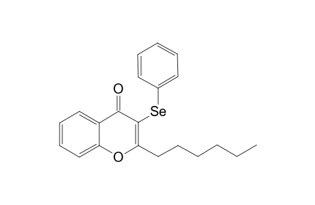 2-Hexyl-3-(phenylselenyl)-4H-chromen-4-one