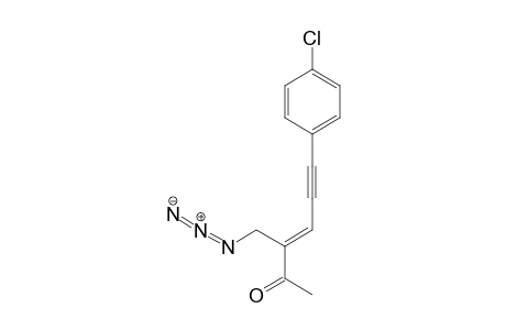 (E)-3-(Azidomethyl)-6-(4-chlorophenyl)hex-3-en-5-yn-2-one