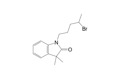 N-(4-Bromopentyl)-3,3-dimethylindol-2(3H)-one