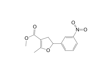 3-(Methoxycarbonyl)-2-methyl-5-(m-nitrophenyl)-4,5-dihydrofuran