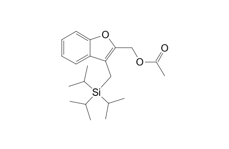 2-Acetoxymethyl-3-(triisopropylsilylmethyl)benzofuran