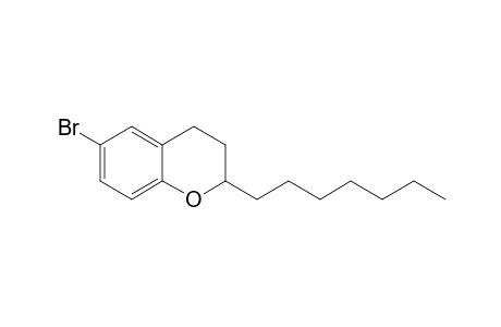 6-Bromanyl-2-heptyl-3,4-dihydro-2H-chromene