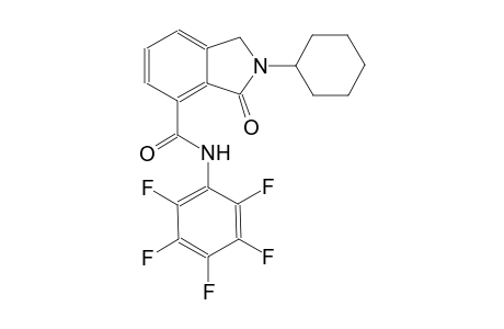 1H-isoindole-4-carboxamide, N-pentafluorophenyl-2-cyclohexyl-2,3-dihydro-3-oxo-