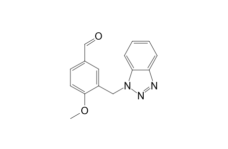 Benzaldehyde, 3-(1H-1,2,3-benzotriazol-1-ylmethyl)-4-methoxy-
