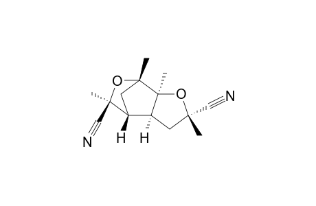 4,7-Methano-2H-furo[2,3-c]pyran-2,5-dicarbonitrile, hexahydro-2,5,7,7a-tetramethyl-, (2.alpha.,3a.alpha.,4.beta.,5.beta.,7.beta.,7a.alpha.)-