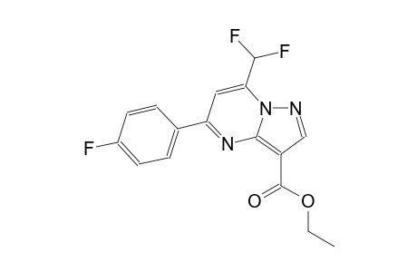 ethyl 7-(difluoromethyl)-5-(4-fluorophenyl)pyrazolo[1,5-a]pyrimidine-3-carboxylate