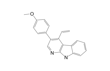 3-(4-METHOXYPHENYL)-4-VINYL-PYRIDO-[2,3-B]-INDOL;3-(4-METHOXYPHENYL)-4-VINYL-ALPHA-CARBOLINE