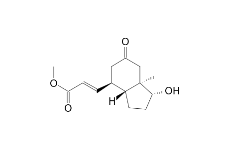 Methyl ester of [1.alpha.,3a.beta.,4.beta.(E),7a.alpha.]-3-(octahydro-1-hydroxy-7a-methyl-6-oxo-1H-inden-4-yl)-2-propenoic acid
