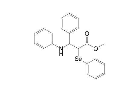 Methyl 3-(phenylamino)-2-(phenylseleno)-3-phenylpropionate