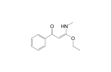 (2E)-3-ethoxy-3-(methylamino)-1-phenyl-2-propen-1-one