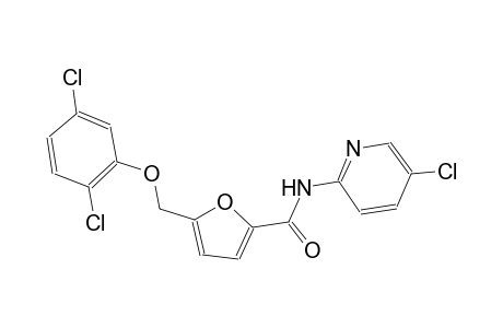 N-(5-chloro-2-pyridinyl)-5-[(2,5-dichlorophenoxy)methyl]-2-furamide