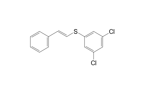 (E)-(3,5-dichlorophenyl)(styryl)sulfane