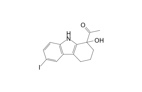 1-(1-Hydroxy-6-iodo-2,3,4,9-tetrahydro-1H-carbazol-1-yl)ethanone