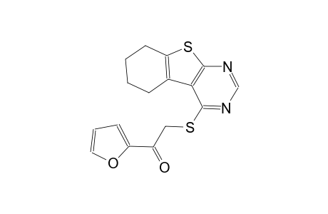 ethanone, 1-(2-furanyl)-2-[(5,6,7,8-tetrahydrobenzo[4,5]thieno[2,3-d]pyrimidin-4-yl)thio]-