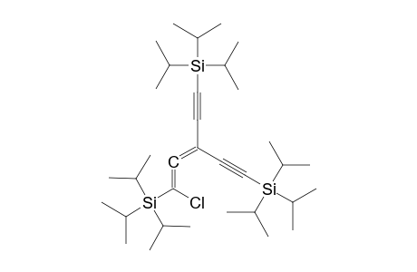 1-Chloro-1,5-bis(triisopropylsilyl)-3-[(triisopropyl)ethynyl]penta-1,2,dien-4-yne