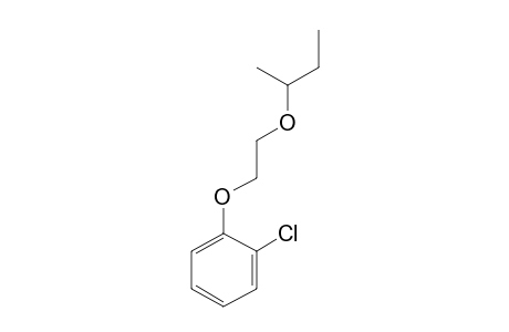 2-(2-Chlorophenoxy)ethanol, 1-methylpropyl ether