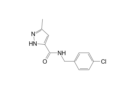 1H-Pyrazole-5-carboxamide, N-[(4-chlorophenyl)methyl]-3-methyl-