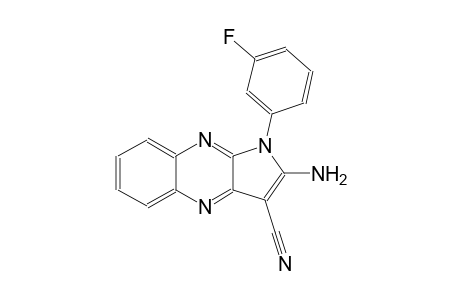 1H-pyrrolo[2,3-b]quinoxaline-3-carbonitrile, 2-amino-1-(3-fluorophenyl)-