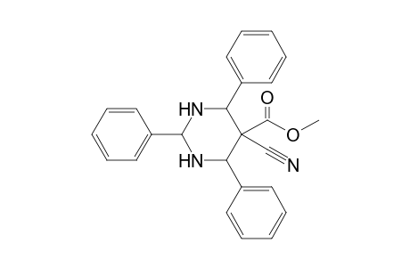 5-Cyano-5-methoxycarbonyl-2,4,6-triphenylhexahydropyrimidine