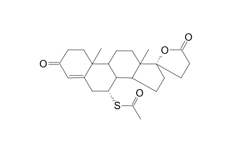 Pregn-4-ene-21-carboxylic acid, 7-(acetylthio)-17-hydroxy-3-oxo-, .gamma.-lactone, (7.alpha.,17.alpha.)-