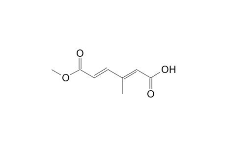 (2E,4E)-6-keto-6-methoxy-3-methyl-hexa-2,4-dienoic acid