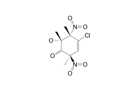 4-CHLORO-T-6-HYDROXY-2,5,6-TRIMETHYL-R-2,T-5-DINITROCYCLOHEX-3-ENONE