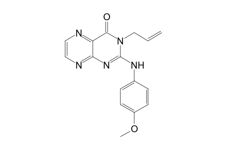 2-(4-Methoxyanilino)-3-prop-2-enyl-4-pteridinone