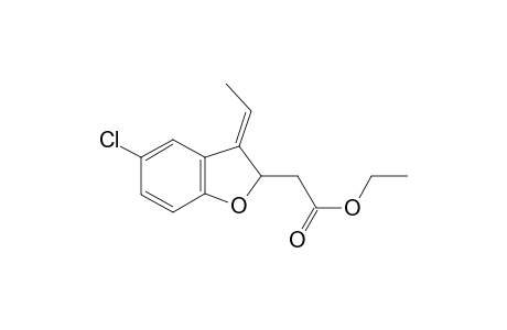 (E)-ethyl 2-(5-chloro-3-ethylidene-2,3-dihydrobenzofuran-2-yl)acetate