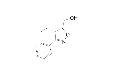 cis-5-Hydroxymethyl-4-ethyl-3-phenyl-4,5-dihydroisoxazole