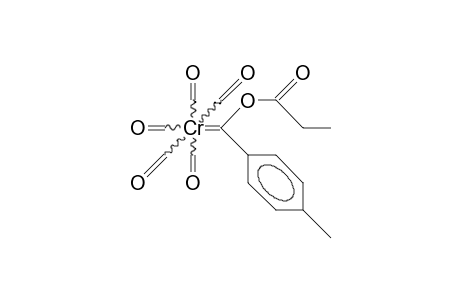 Pentacarbonyl(propionyloxy(P-tolyl)carbene)chromium(0)