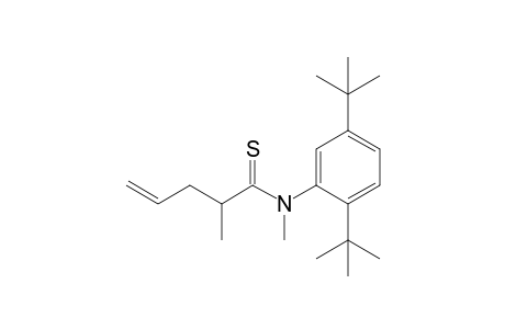 (E)-N-(2,5-Di-tert-butylphenyl)-N-methyl-2-methylpent-4-enethioamide