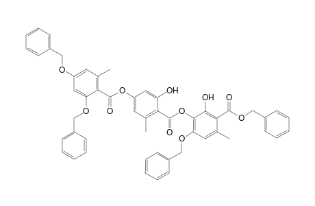 Benzyl 2,4,4"-tri-O-benzylcrustinate