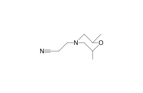 3-(trans-2,6-Dimethyl-4-morpholino)-propionitrile
