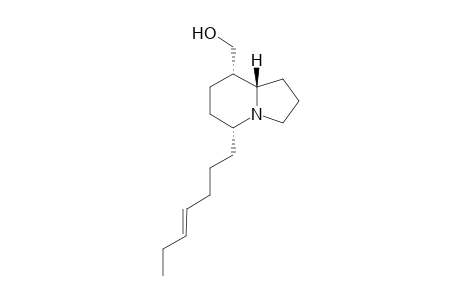 (5R*,8S*,8aS*)-8-Hydroxymethyl-5-([(Z)-hept-4-enyl)octahydroindolizine