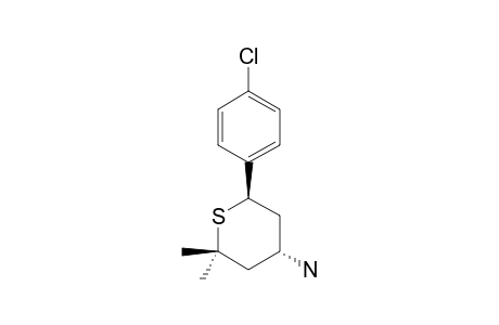 2,2-DIMETHYL-CIS-6-PARA-CHLOROPHENYL-R-4-AMINOTHIANE