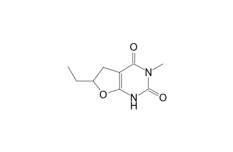 5,6-dihydro-6-ethyl-3-methylfuro[2,3-d]pyrimidine-2,4(1H,3H)-dione