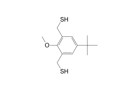 [5-tert-butyl-2-methoxy-3-(sulfanylmethyl)phenyl]methanethiol