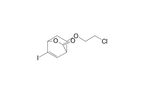 7-Iodo-5-(endo)/(exo)(2-chloroethoxy)-3-oxo-2-oxabicyclo[2.2.2]oct-7-ene